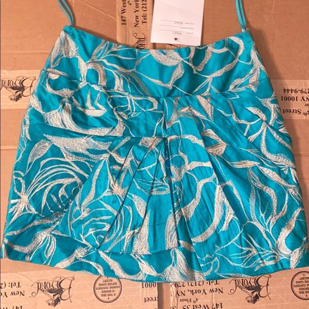 Jovani Mini Skirt Teal
